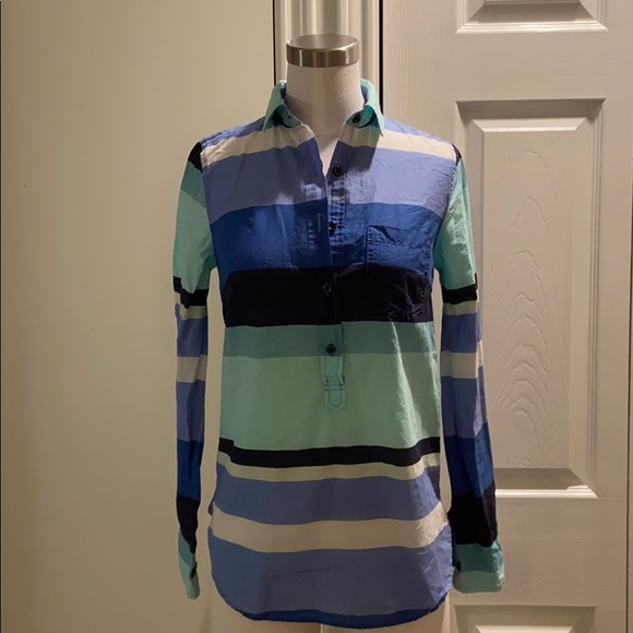 🎉HP🎉 J.Crew Factory Striped Popover - Picture 2 of 8